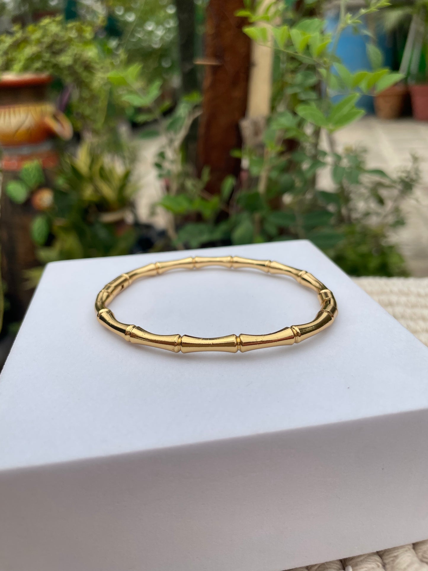 Bamboo minimal bracelet