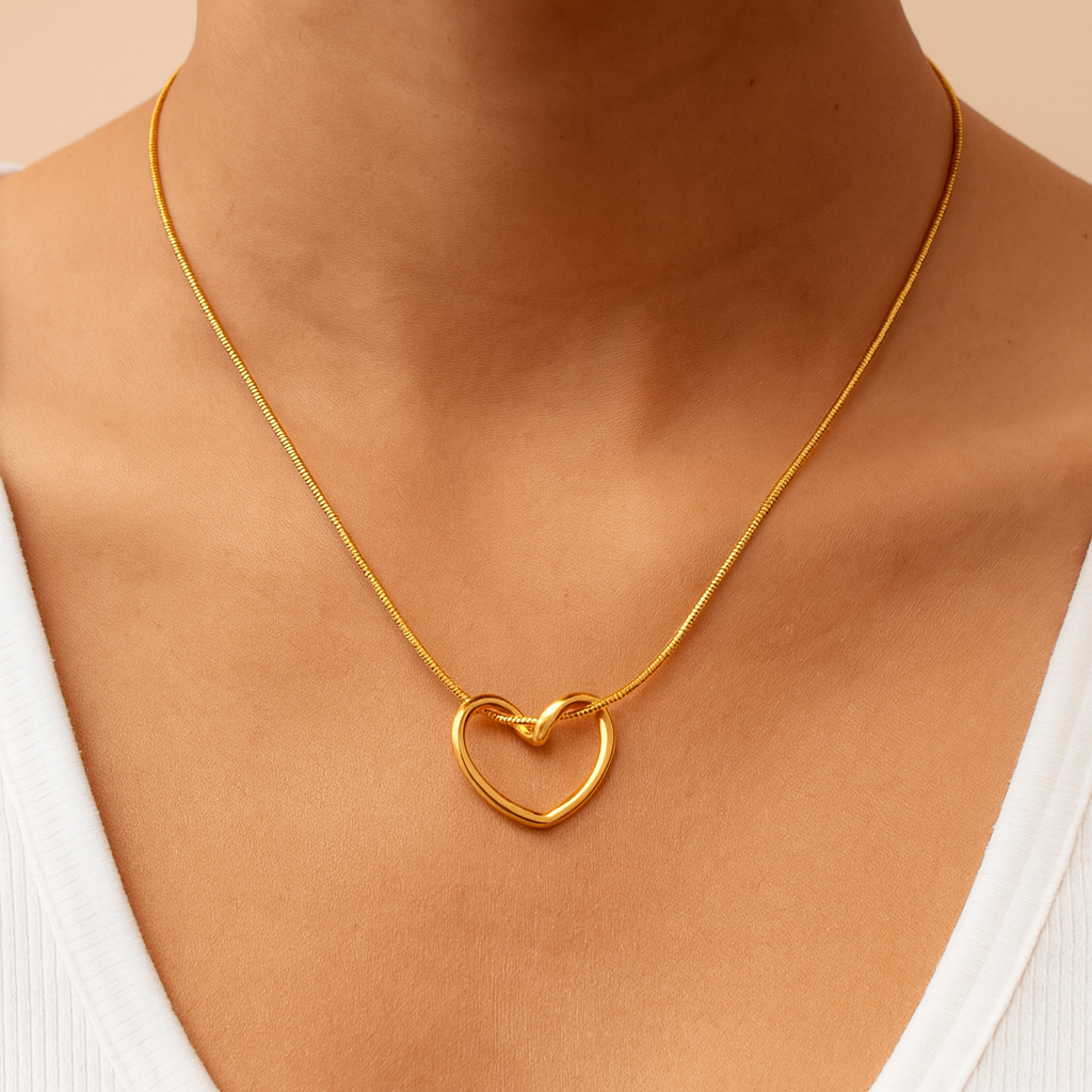 Open Heart Necklace