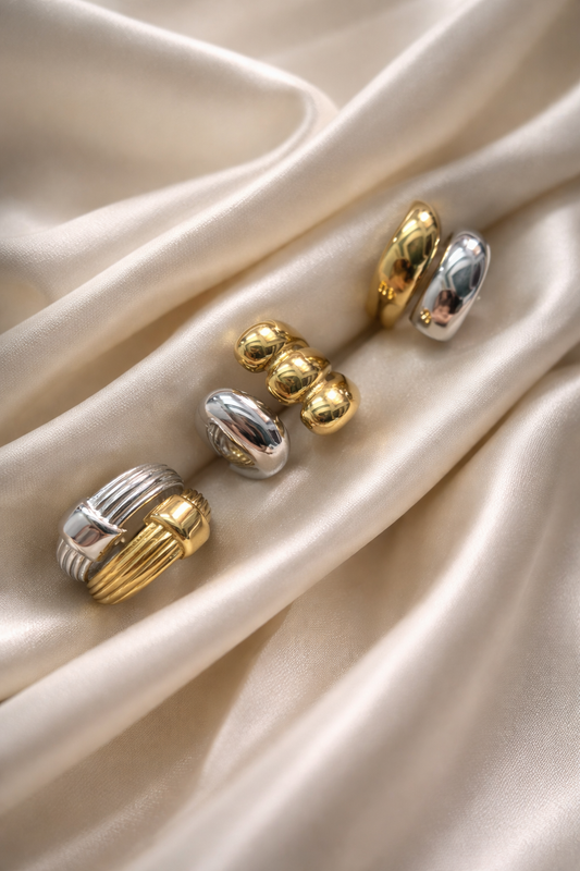 Chunky Rings Set of 3