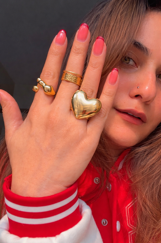 Love Loop Rings Trio set