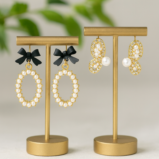 Pretty Please Combo of 2 Earrings