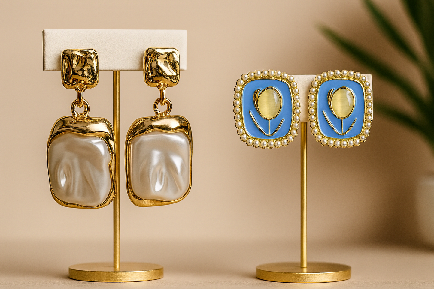 Statement Earrings Pair of 2