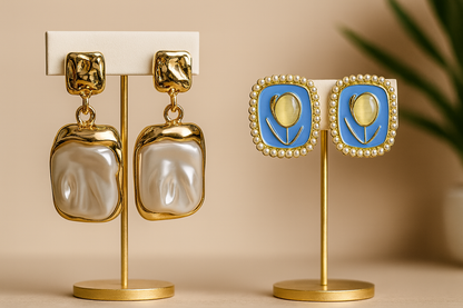 Statement Earrings Pair of 2