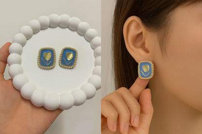 Tulip Bloom Stud Earrings