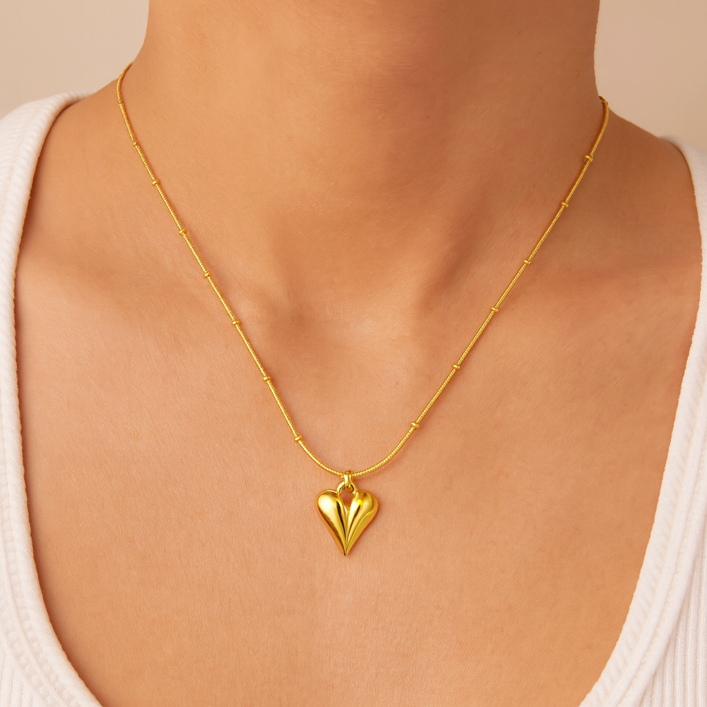 Heart Pendant Bad Chain