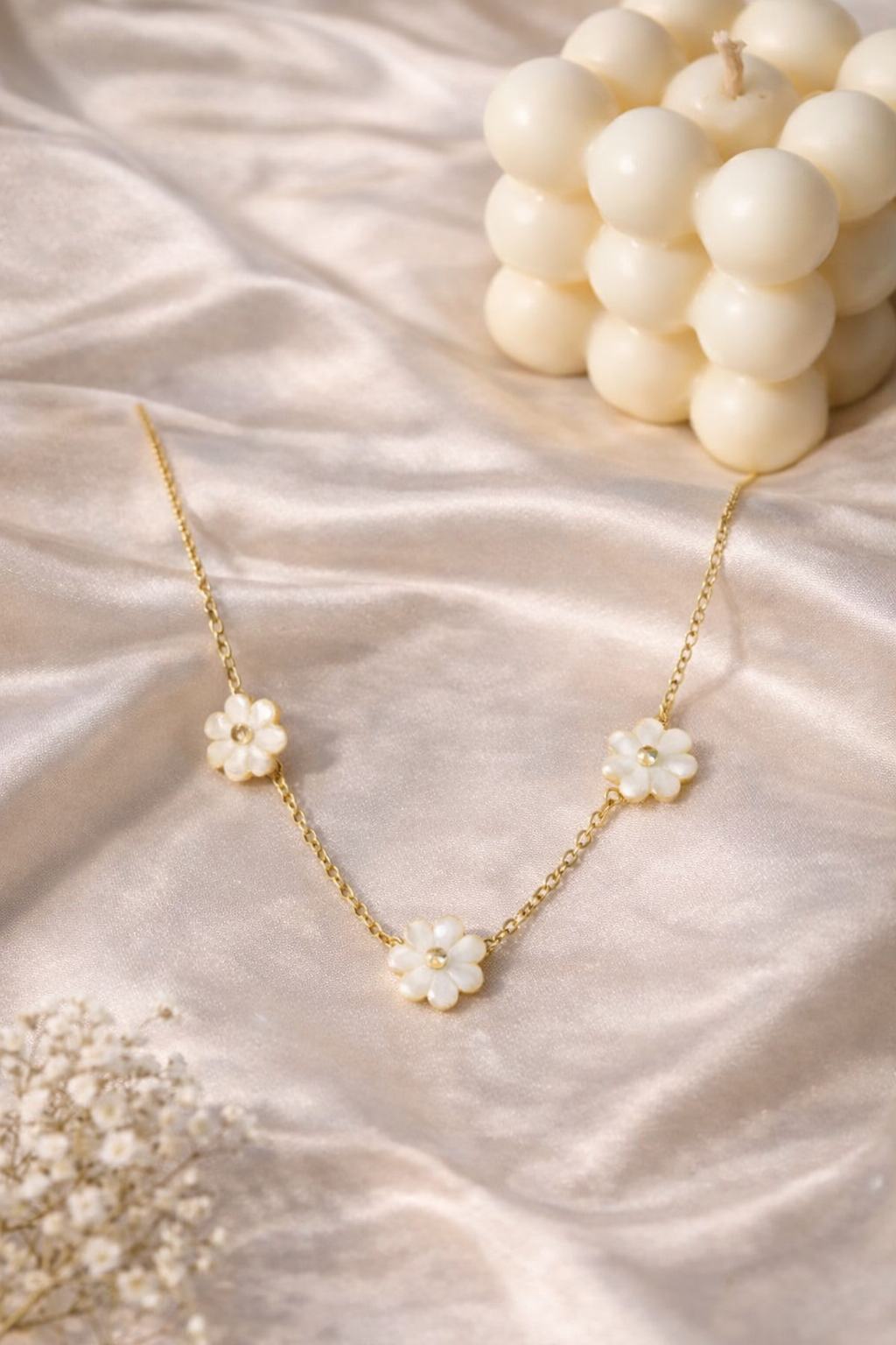 Flower Charm Necklace